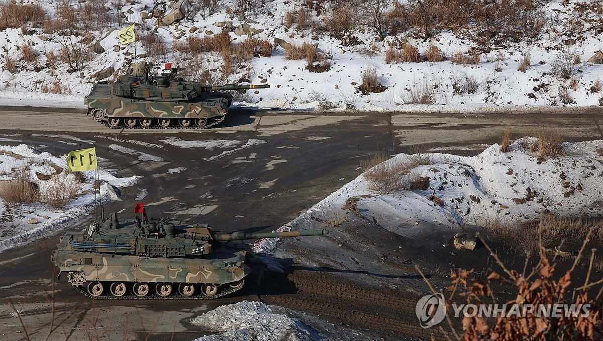 Hình ảnh cuộc tập trận chung Mỹ - Hàn ngày 6/3. (Ảnh: Yonhap)