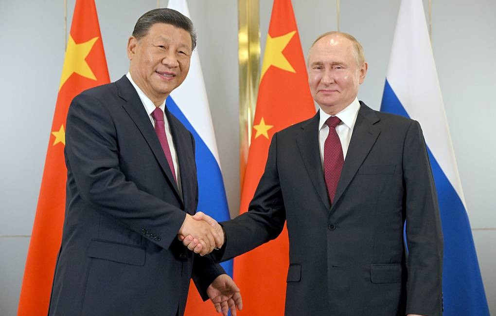 Chủ tịch Trung Quốc Tập Cận Bình và Tổng thống Nga Vladimir Putin. (Ảnh: Tass) Chủ tịch Trung Quốc Tập Cận Bình và Tổng thống Nga Vladimir Putin. (Ảnh: Tass)