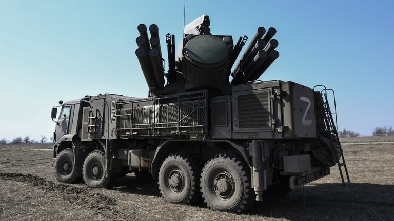 Hệ thống phòng không Pantsir-S1 được Nga triển khai trong cuộc xung đột với Ukraine. (Ảnh: Sputnik) Hệ thống phòng không Pantsir-S1 được Nga triển khai trong cuộc xung đột với Ukraine. (Ảnh: Sputnik)