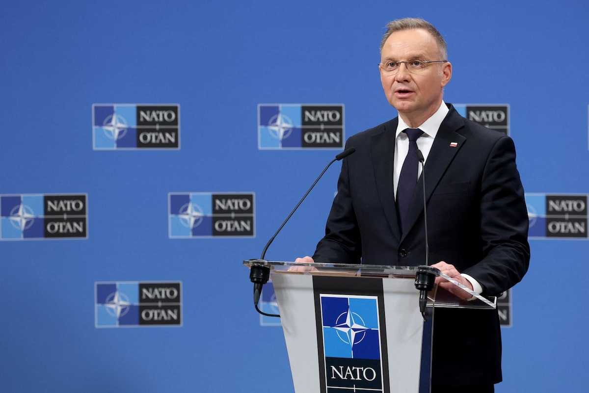 Tổng thống Ba Lan Andrzej Duda. (Ảnh: Reuters) Tổng thống Ba Lan Andrzej Duda. (Ảnh: Reuters)