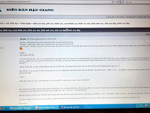 Thêm 2 web có đuôi 'gov.vn' chứa phim, ảnh sex ảnh 1