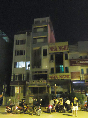 Nhà nghỉ Dũng Thành - nơi xảy ra vụ việc