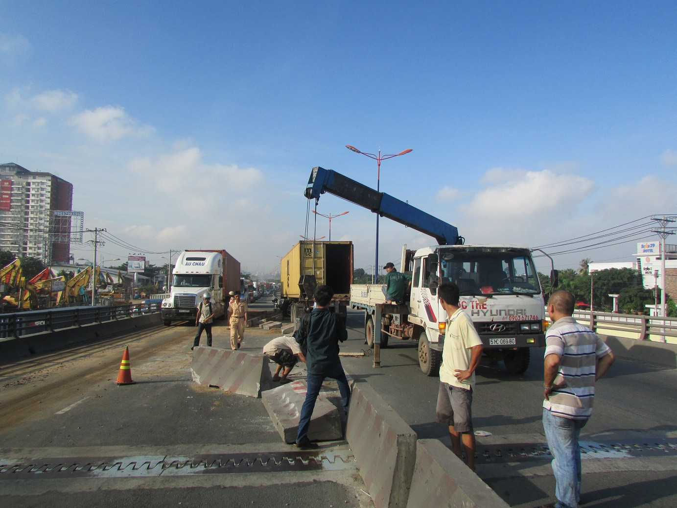 Hiện trường vụ tai nạn