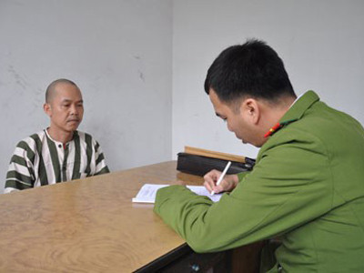 Đặng Toàn Thắng tại cơ quan điều tra. Đặng Toàn Thắng tại cơ quan điều tra