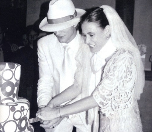 Demi và chồng trẻ làm đám cưới hồi năm 2005