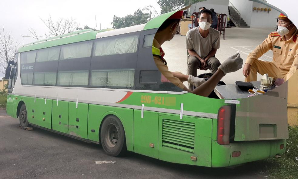 Tài xế xe khách dương tính với chất ma túy.