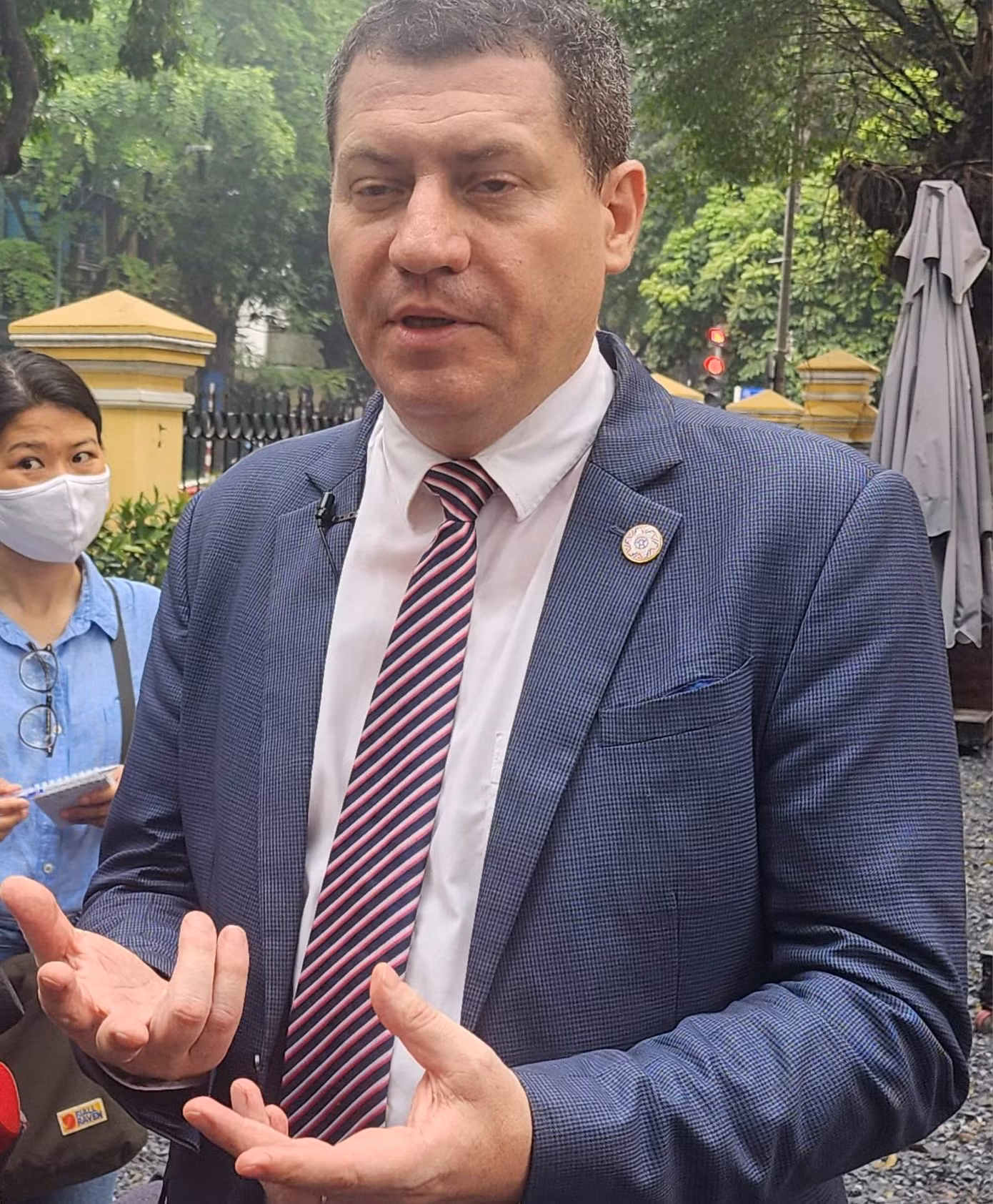 Ông Emmanuel Cerise, Giám đốc Cơ quan hỗ trợ Hợp tác quốc tế Vùng Paris tại Việt Nam