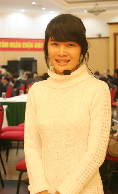 Thanh Loan tại hội thi