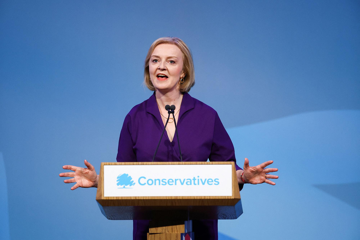 Thủ tướng đắc cử của Anh Liz Truss. Ảnh: Reuters.