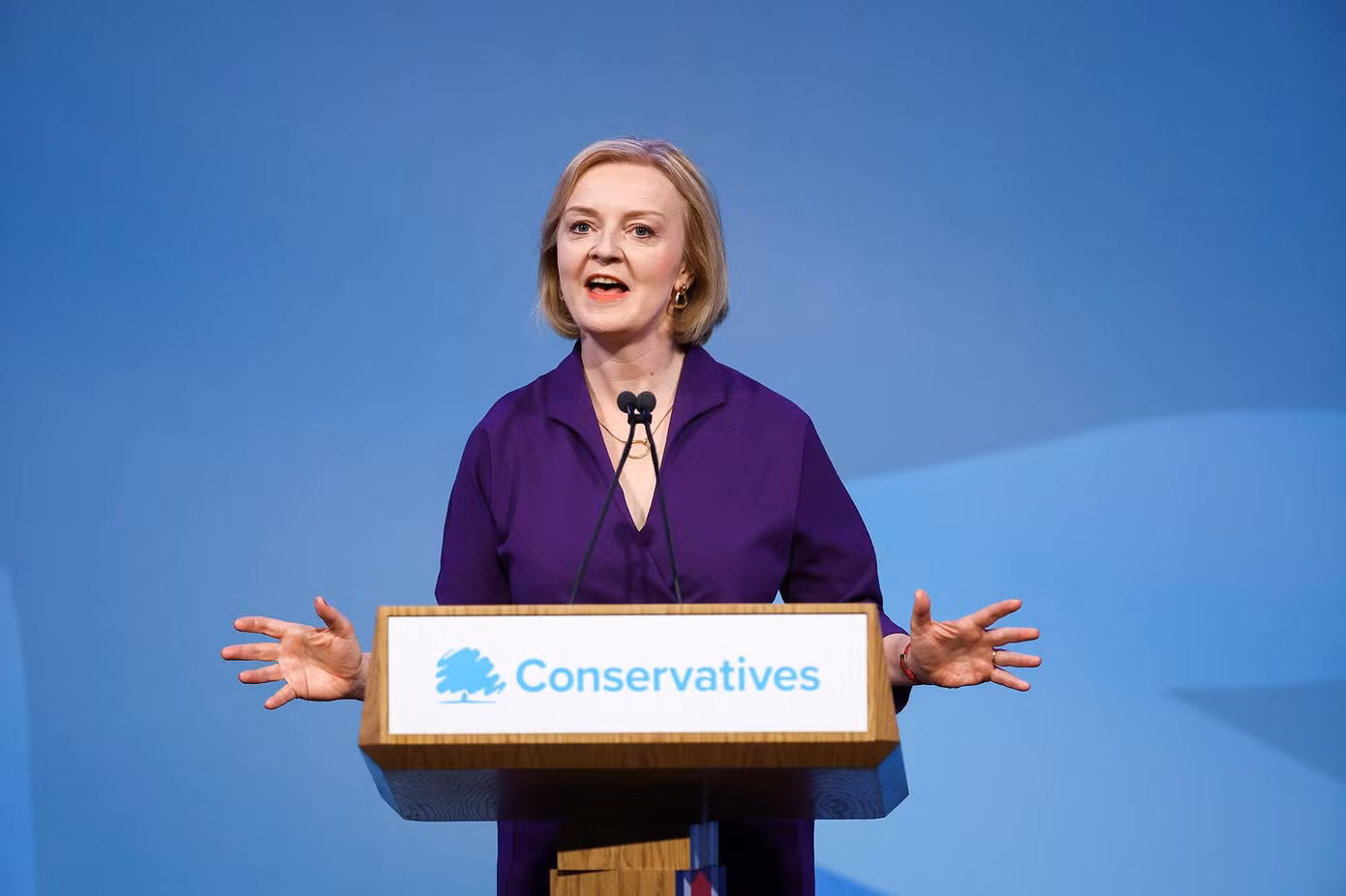 Thủ tướng đắc cử của Anh Liz Truss. Ảnh: Reuters.
