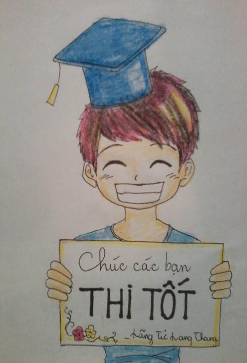 Chúc cho sĩ tử 'vượt vũ môn' thành công. Chúc cho sĩ tử 'vượt vũ môn' thành công