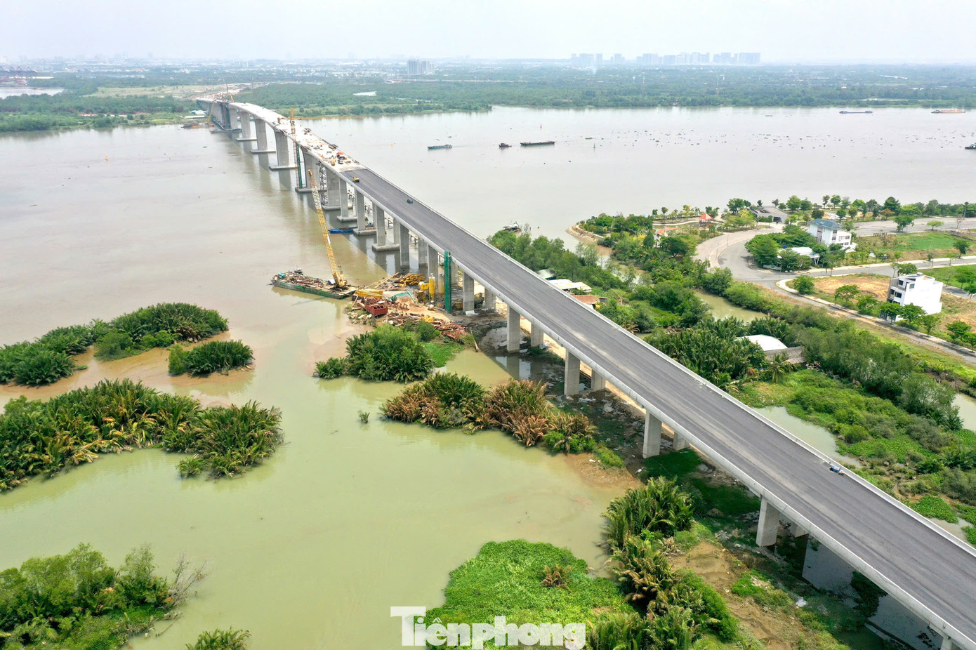 Cầu Nhơn Trạch sẽ thông xe kỹ thuật vào ngày 27/4.