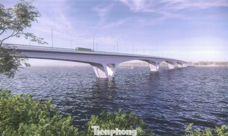 Cầu được xây dựng với kết cấu bê tông cốt thép.