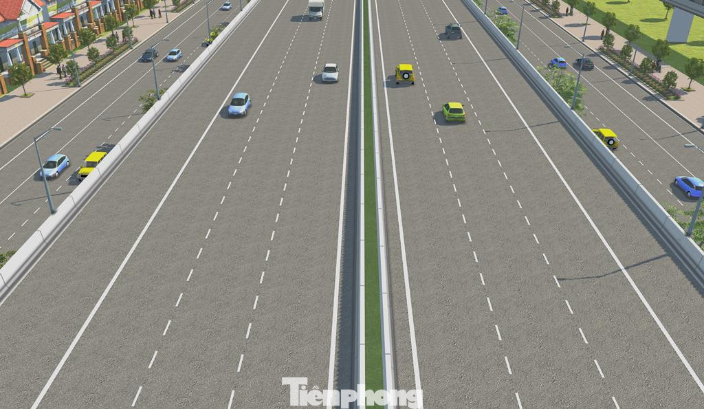 Sau lễ khởi công ngày 25/6, thiết kế từng dự án thành phần đang được chủ đầu tư và đơn vị tư vấn hoàn thiện, trong đó đã có hình ảnh thiết kế tuyến đường Vành đai 4.