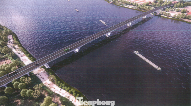 Cầu được xây dựng trên địa bàn các xã: Phụng Thượng, Long Xuyên, Xuân Đình và Vân Phúc, huyện Phúc Thọ, thành phố Hà Nội; điểm đầu cầu nằm tại vị trí giao cắt với QL32, điểm cuối nằm tại vị trí ranh giới hành chính giữa Hà Nội và Vĩnh Phúc.