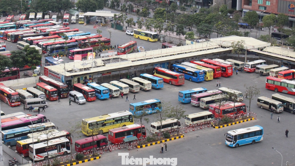 Các bến xe Mỹ Đình, Giáp Bát, Gia Lâm được tăng cường hơn 600 lượt xe dịp 2/9.
