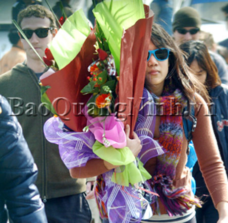 Mark và bạn gái Priscilla tại Hạ Long. Mark và bạn gái Priscilla tại Hạ Long