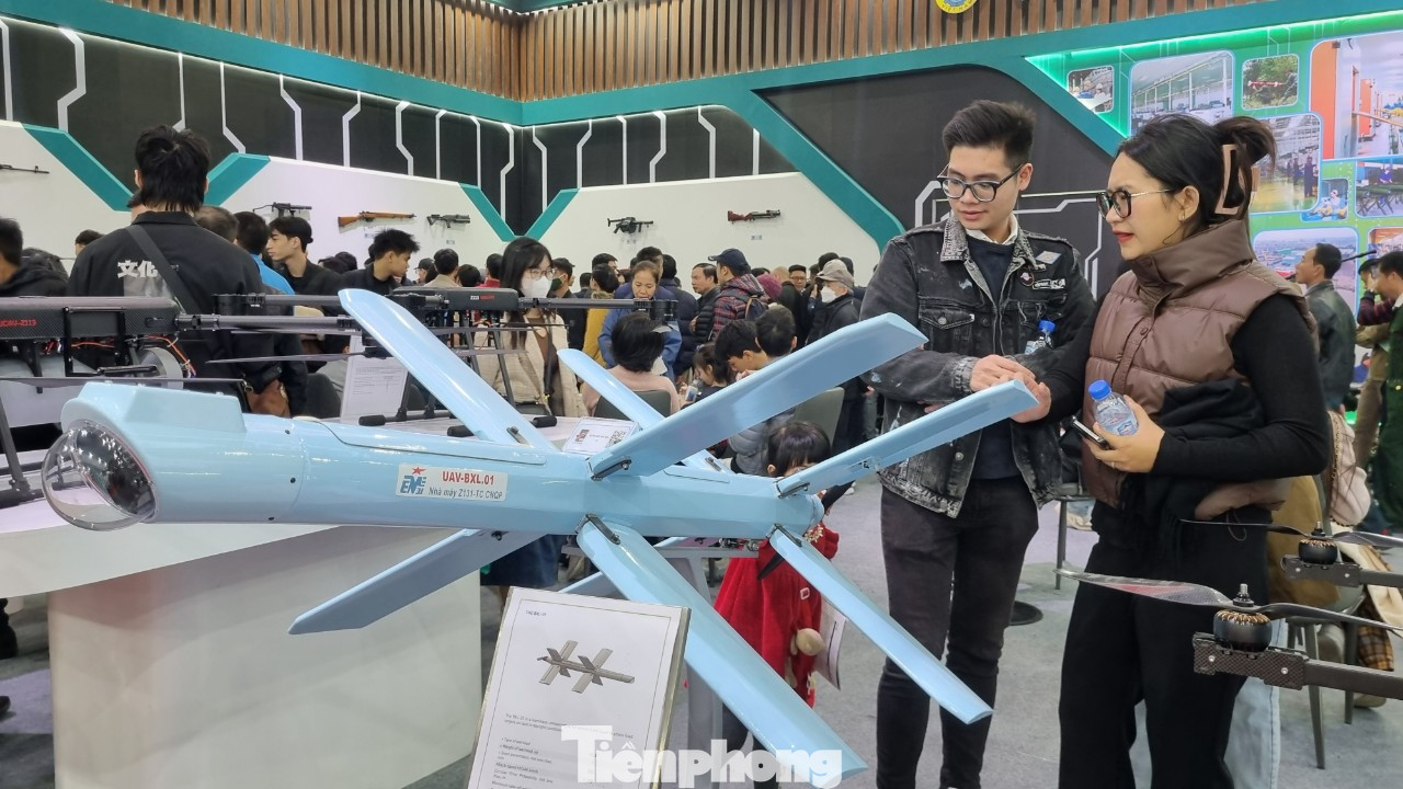 Máy bay không người lái của Viettel được các đối tác quan tâm.