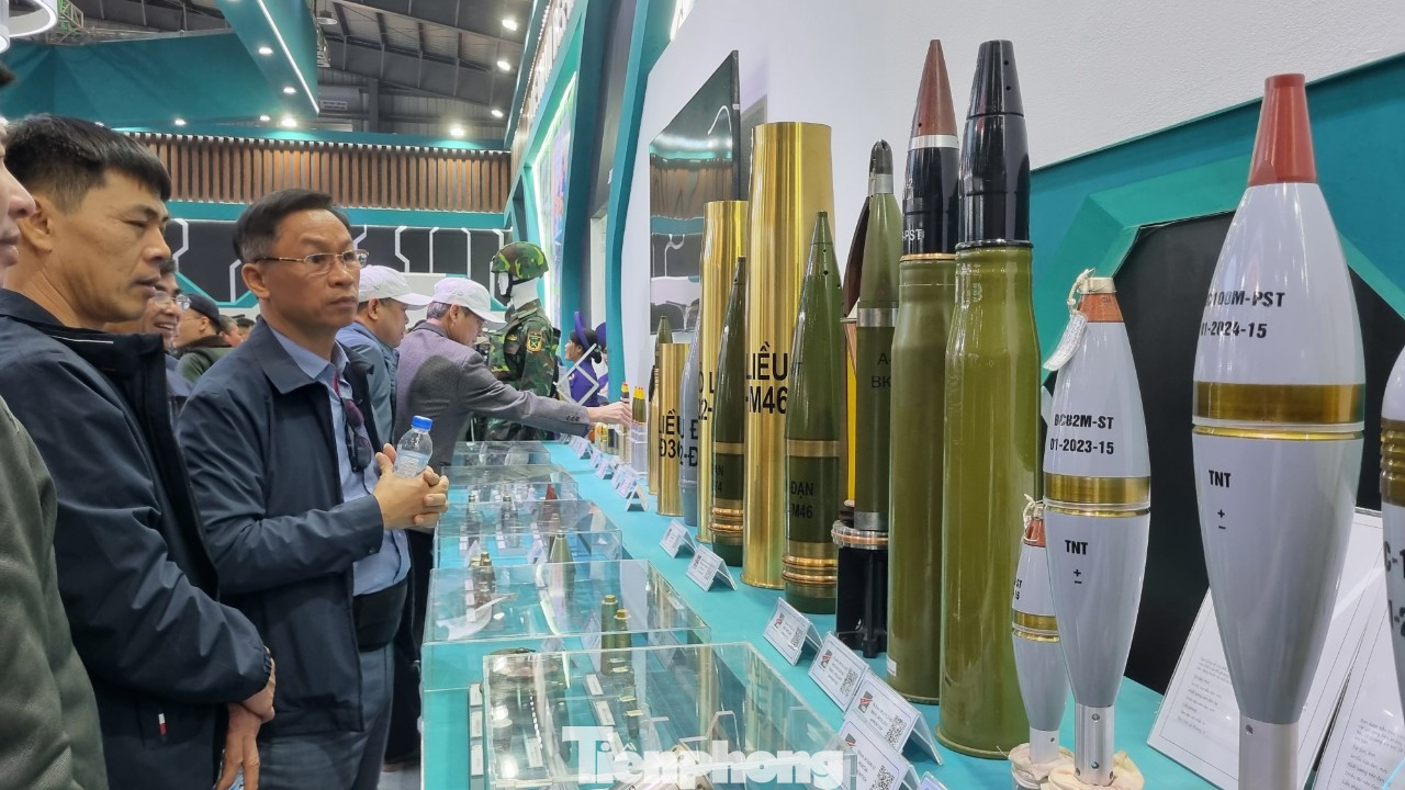 Các loại đạn con, đạn cối, đạn pháo của Tổng cục Công nghiệp quốc phòng.