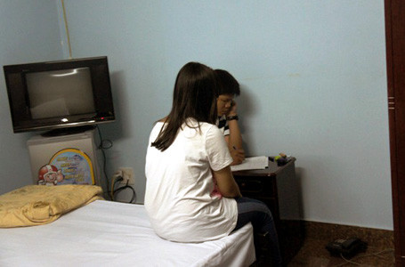 Nữ sinh Q.A. được giải cứu tại khách sạn