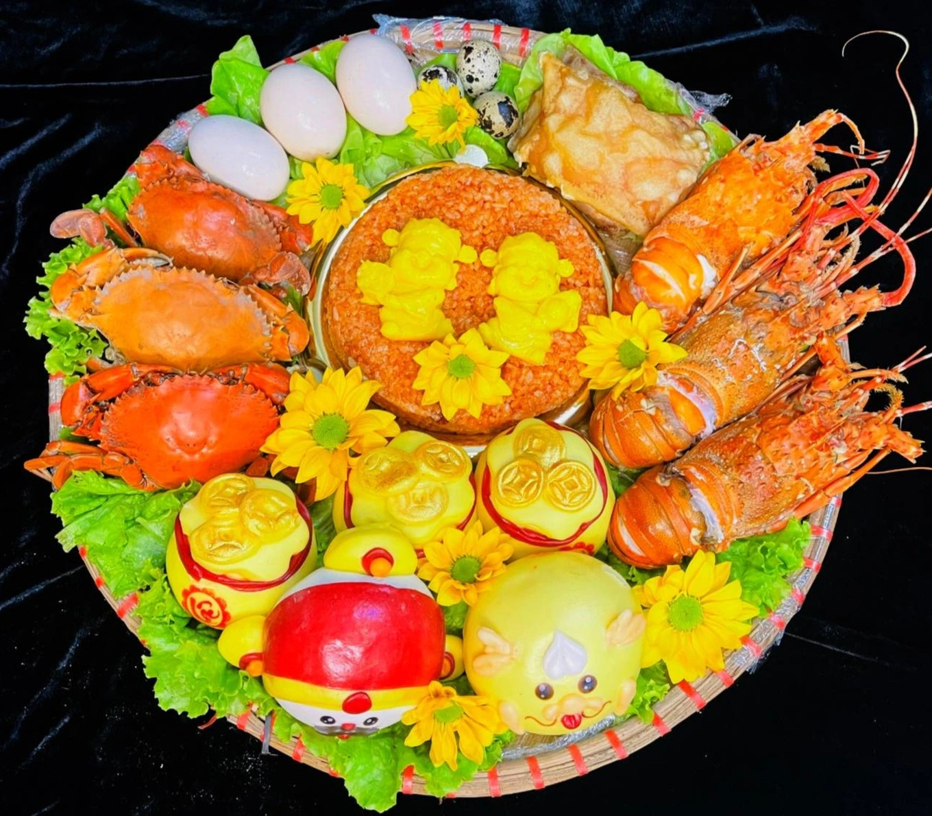 Mâm cúng Thần Tài có giá 990.000 đồng (Ảnh: Nhân vật cung cấp). Mâm cúng Thần Tài có giá 990.000 đồng (Ảnh: Nhân vật cung cấp).