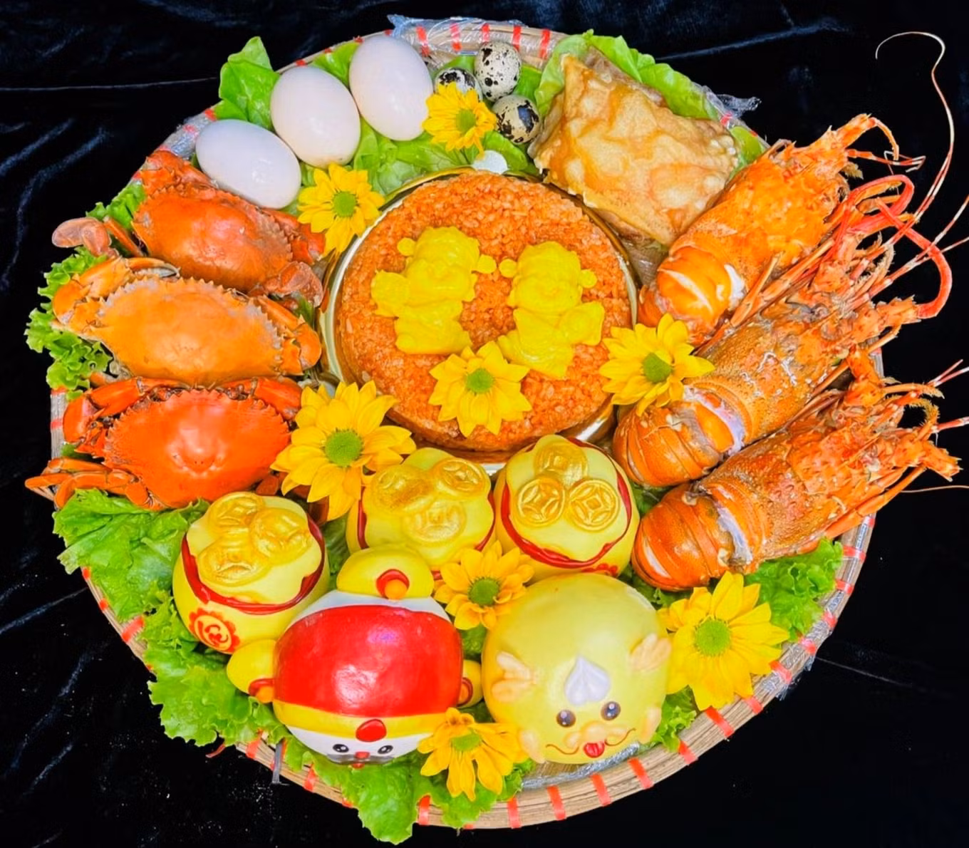 Mâm cúng Thần Tài có giá 990.000 đồng (Ảnh: Nhân vật cung cấp). Mâm cúng Thần Tài có giá 990.000 đồng (Ảnh: Nhân vật cung cấp).