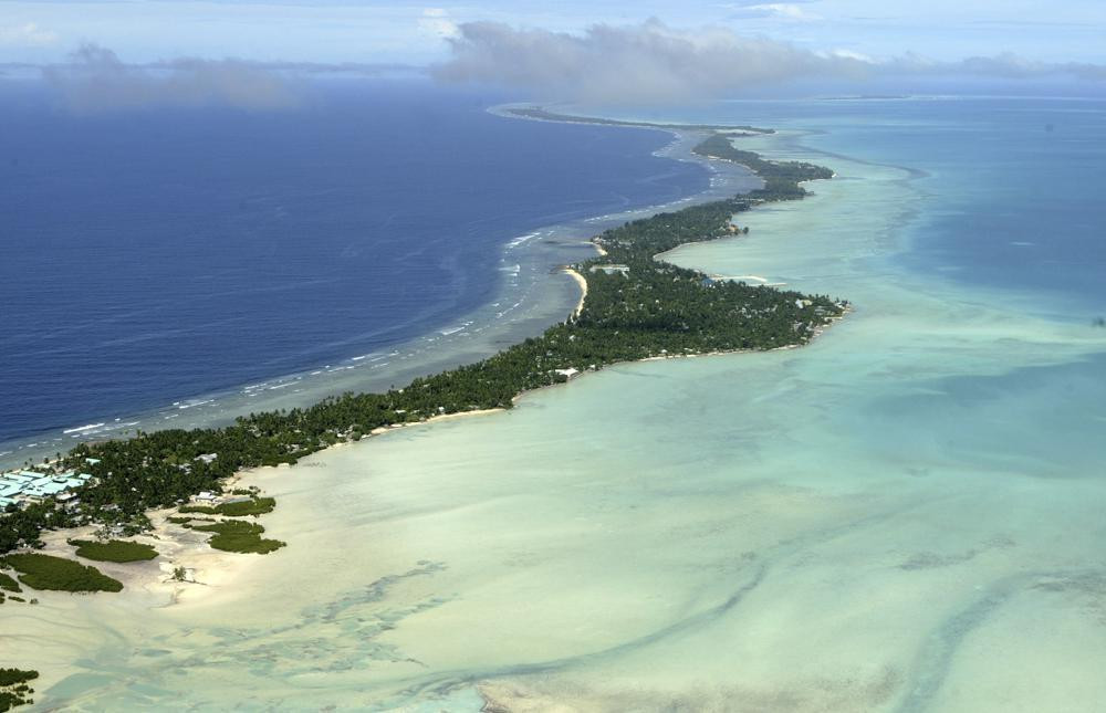 Quần đảo Kiribati ở Thái Bình Dương. Quần đảo Kiribati ở Thái Bình Dương.