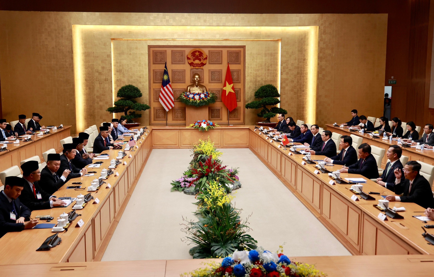 Quang cảnh buổi hội đàm. (Ảnh: Như Ý)