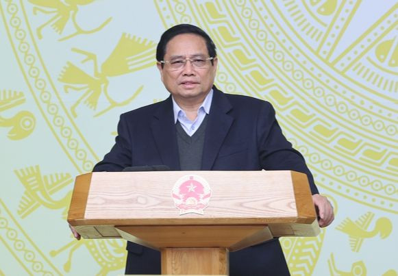 Thủ tướng Phạm Minh Chính chủ trì Phiên họp thứ hai của Ban Chỉ đạo xây dựng nhà máy điện hạt nhân. Ảnh: Nhật Bắc