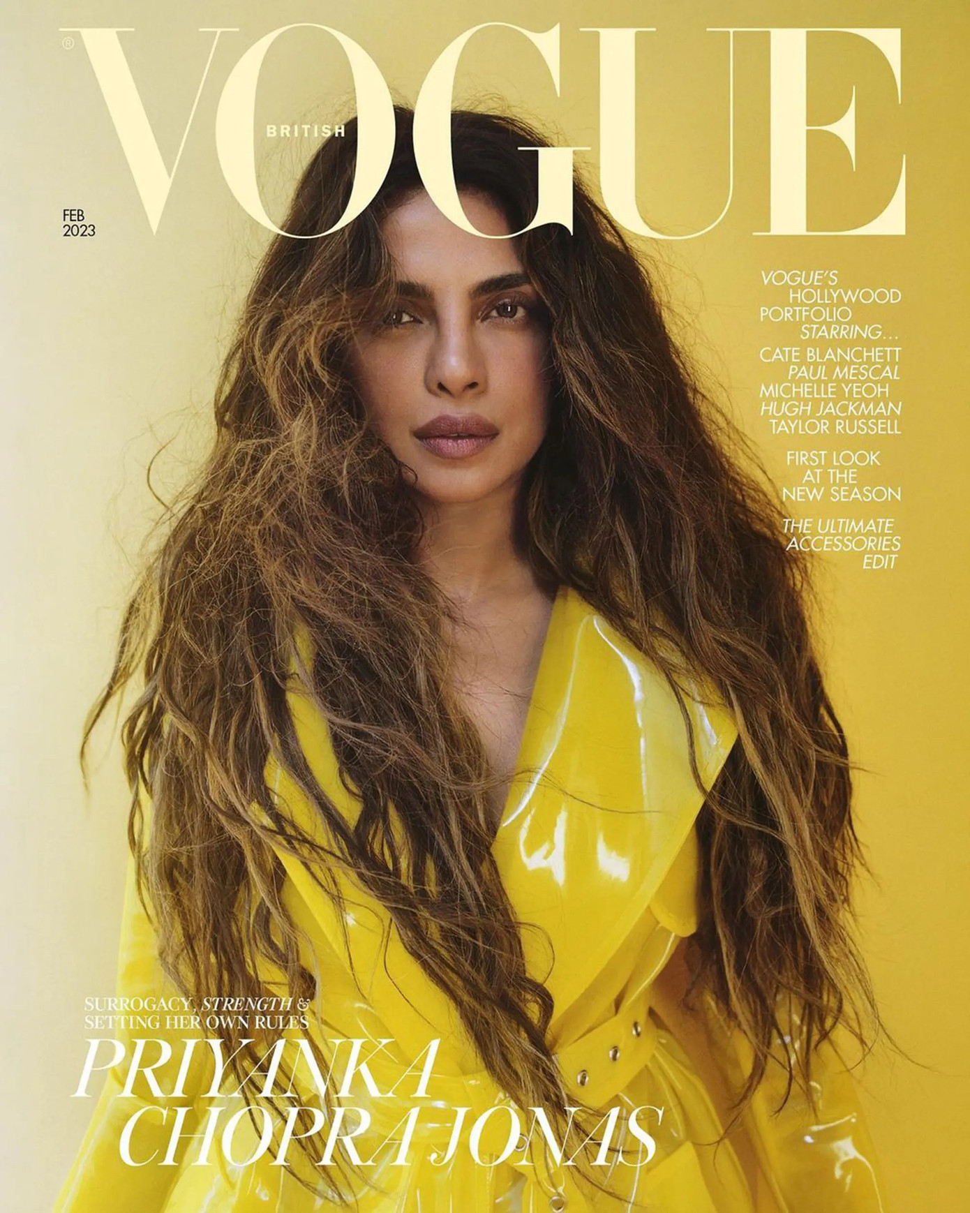 Đối với Priyanka, con gái là ưu tiên hàng đầu. Ảnh: Vogue Anh.