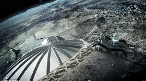 Việc xây dựng các căn nhà sẽ được robot tự động đảm trách dưới sự giám sát của con người. Sở hữu công nghệ in 3D mới nhất, robot sẽ biến đổi cấu trúc đất mặt trăng nhằm đảm bảo sự tồn tại của các công trình