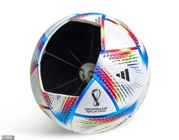 Trái bóng chính thức ở World Cup. Ảnh: FIFA.