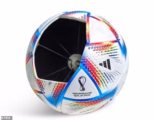 Trái bóng chính thức ở World Cup. Ảnh: FIFA.