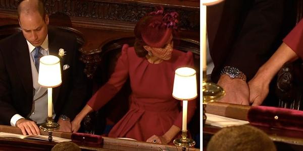 Vợ chồng William - Kate thường nắm tay trong những bức ảnh "hậu trường". Ảnh: YouTube. Vợ chồng William - Kate thường nắm tay trong những bức ảnh "hậu trường". Ảnh: YouTube.