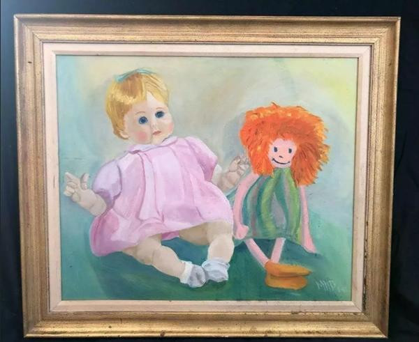 Bức tranh đang được rao bán. Ảnh: eBay.