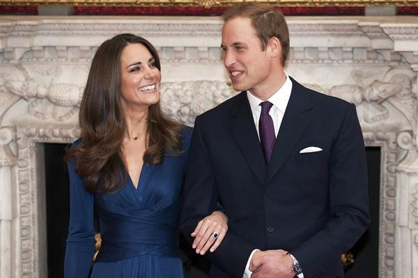 Thời điểm khi William và Kate công bố đính hôn. Ảnh: Eddie Mulholland/ REX/ Shutterstock. Thời điểm khi William và Kate công bố đính hôn. Ảnh: Eddie Mulholland/ REX/ Shutterstock.