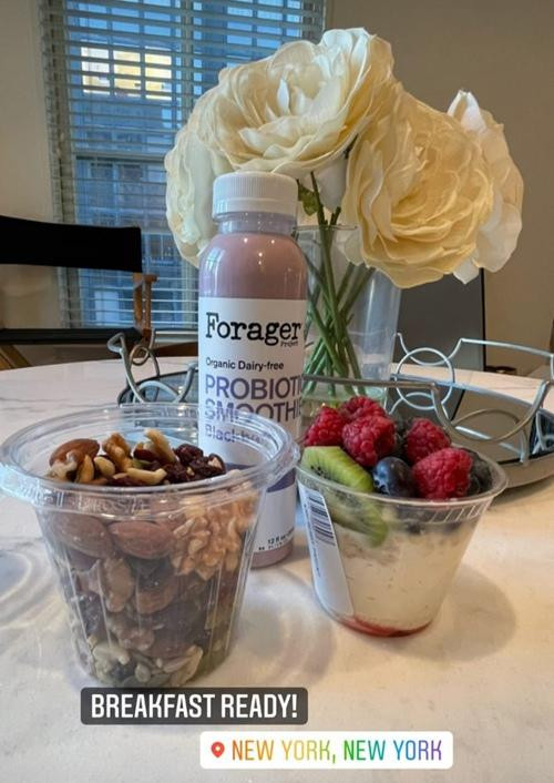 Bữa sáng tại New York (Mỹ). Ảnh: Instagram. Bữa sáng tại New York (Mỹ). Ảnh: Instagram.
