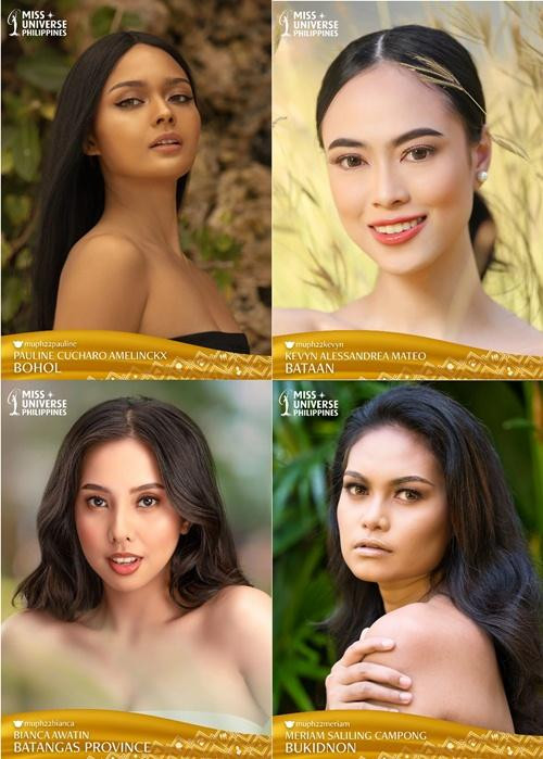 Ảnh chân dung một số thí sinh của Hoa hậu Hoàn vũ Philippines. Ảnh: MUPH. Ảnh chân dung một số thí sinh của Hoa hậu Hoàn vũ Philippines. Ảnh: MUPH.