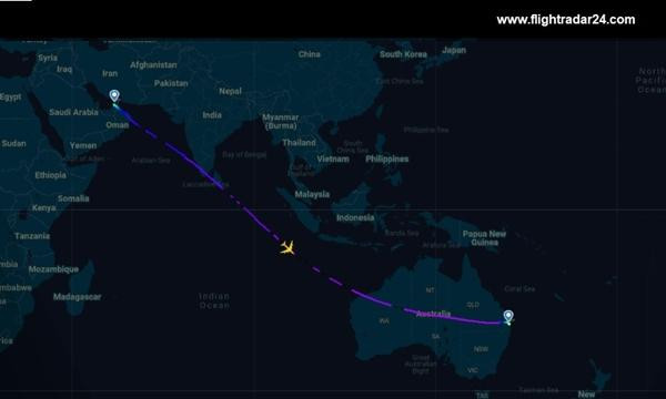 Dù có sự cố nhưng máy bay vẫn bay an toàn qua đại dương, đến đích. Ảnh: Mail Online.