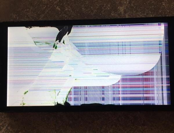 Điện thoại của Jake đã bị hỏng. Ảnh: Sarah Kelly. Điện thoại của Jake đã bị hỏng. Ảnh: Sarah Kelly.