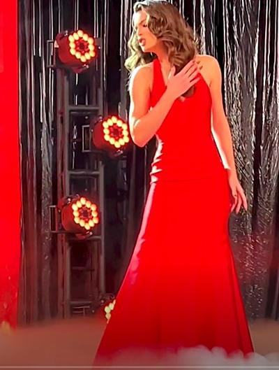 Nadia thể hiện tài năng trong một chương trình truyền hình mới. Ảnh: Instagram.