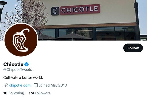 Chuỗi nhà hàng đổi luôn tên trên Twitter từ tên đúng thành tên bị phát âm sai. (Ảnh chụp màn hình). Chuỗi nhà hàng đổi luôn tên trên Twitter từ tên đúng thành tên bị phát âm sai. (Ảnh chụp màn hình).