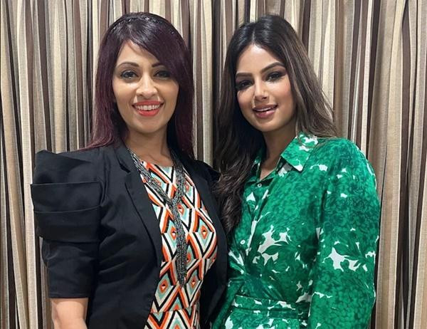 Supreet Bedi và Harnaaz Sandhu. Ảnh: FPJ.