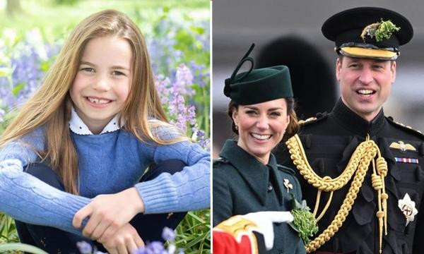 Rõ ràng Charlotte càng lớn càng giống bố. Ảnh: Kate Middleton; WireImage.