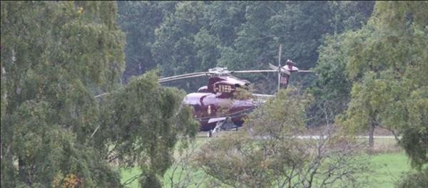 Một máy bay trực thăng mới hạ cánh ở Lâu đài Balmoral. Ảnh: PETER JOLLY NORTHPIX. Một máy bay trực thăng mới hạ cánh ở Lâu đài Balmoral. Ảnh: PETER JOLLY NORTHPIX.
