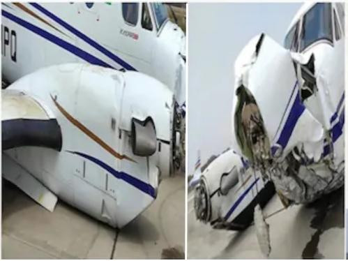 Chính quyền bang cho rằng máy bay bị hỏng nặng sau vụ tai nạn, và phi công cần phải đền. Ảnh: News18.