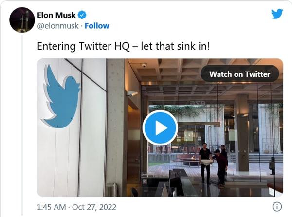 Elon Musk viết trên Twitter. (Ảnh chụp màn hình). Elon Musk viết trên Twitter. (Ảnh chụp màn hình).