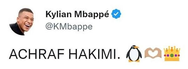 Mbappe đăng hình chim cánh cụt, bị cho là có ý chế giễu Tây Ban Nha. Ảnh: Twitter. Mbappe đăng hình chim cánh cụt, bị cho là có ý chế giễu Tây Ban Nha. Ảnh: Twitter.