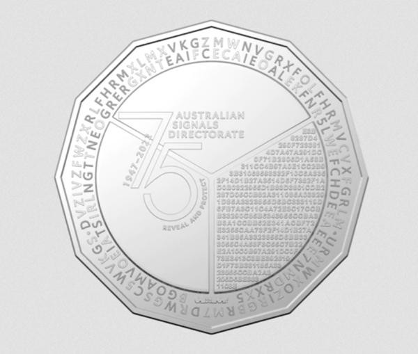 Mặt còn lại của đồng xu. Ảnh: Royal Australian Mint. Mặt còn lại của đồng xu. Ảnh: Royal Australian Mint.
