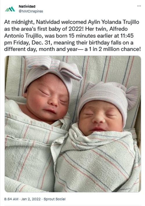 Trung tâm Y tế mới đăng thông tin, xác nhận rằng đây là trường hợp hiếm có với tỷ lệ 1/2.000.000. (Ảnh chụp màn hình). Trung tâm Y tế mới đăng thông tin, xác nhận rằng đây là trường hợp hiếm có với tỷ lệ 1/2.000.000. (Ảnh chụp màn hình).